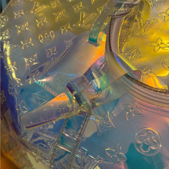 Louis Vuitton Monogram Prism Keepall Bandouliere 50 Boston Bag M53271 - Picture 4 of 11